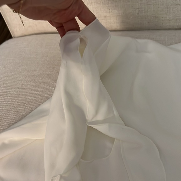 Club Monaco - Flowy White Blouse - Picture 3 of 3